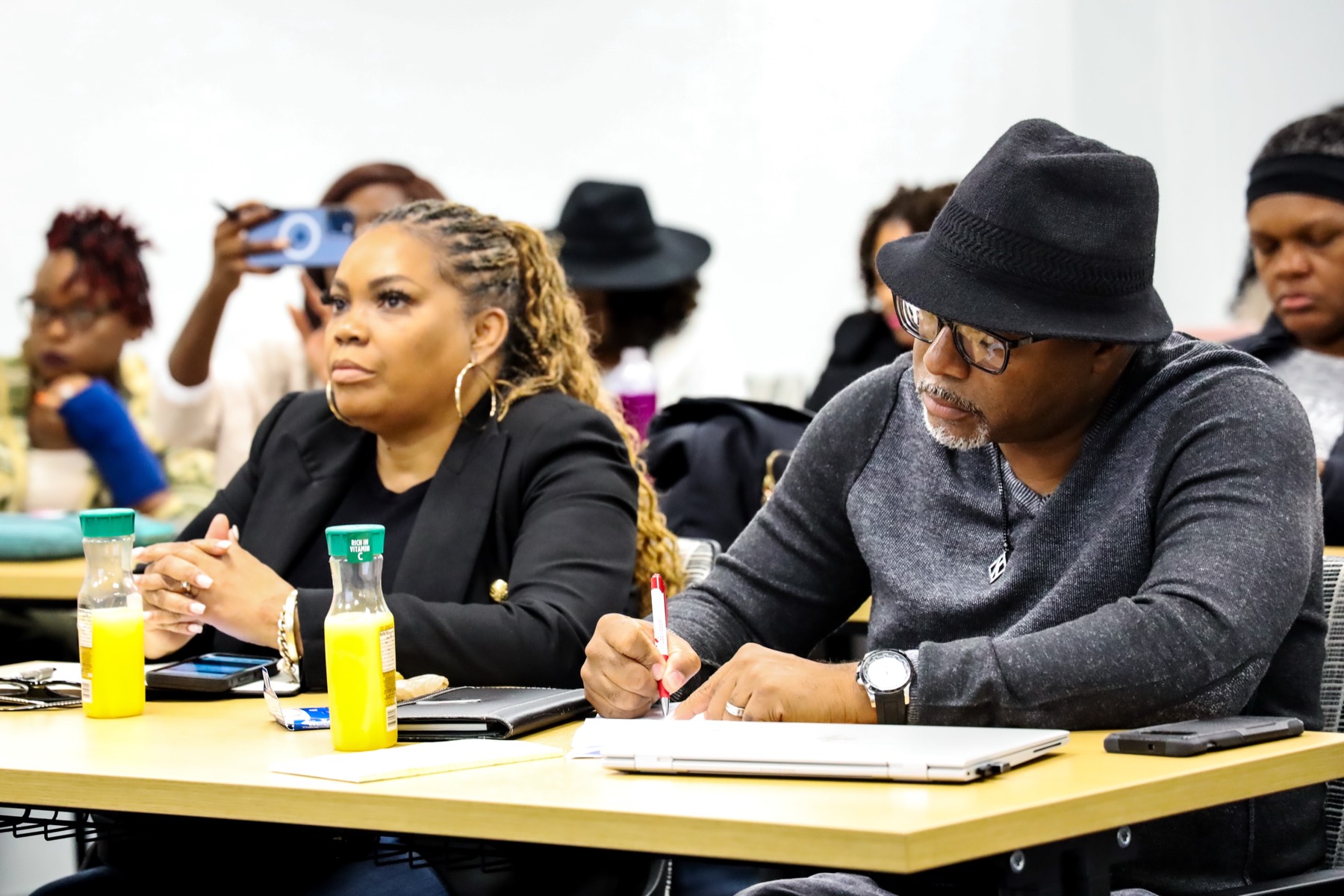 Sheena Thomas guiding business owners through the certification process